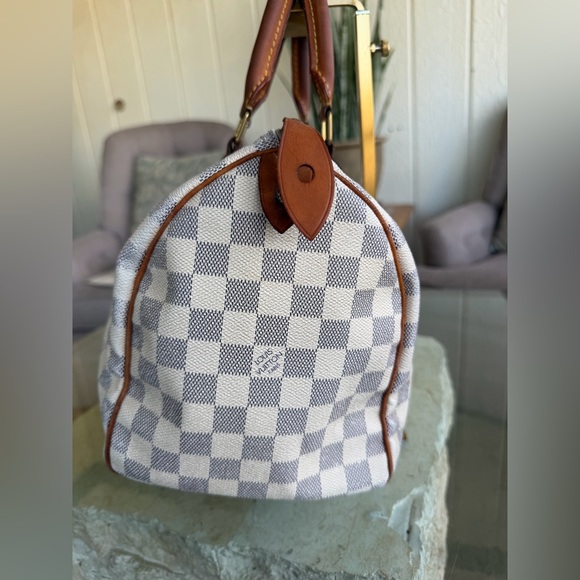 LV Speedy 30 Damier Azur - Picture 5 of 16
